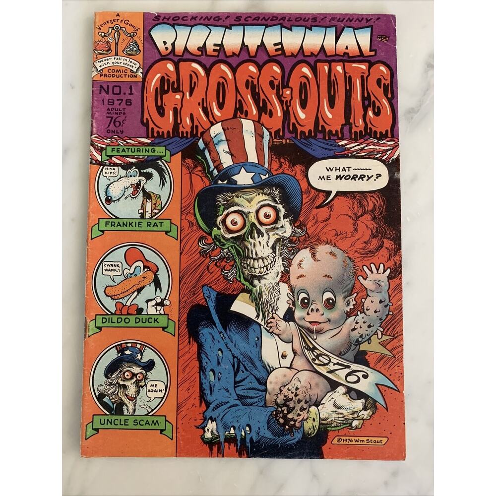 Vintage "Bicentennial Grossouts" Comic Book